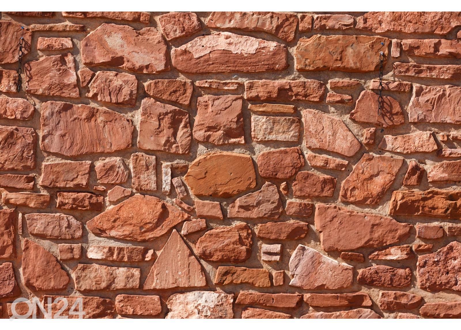 Fliis fototapeet Stone Wall Texture Pattern  suurendatud