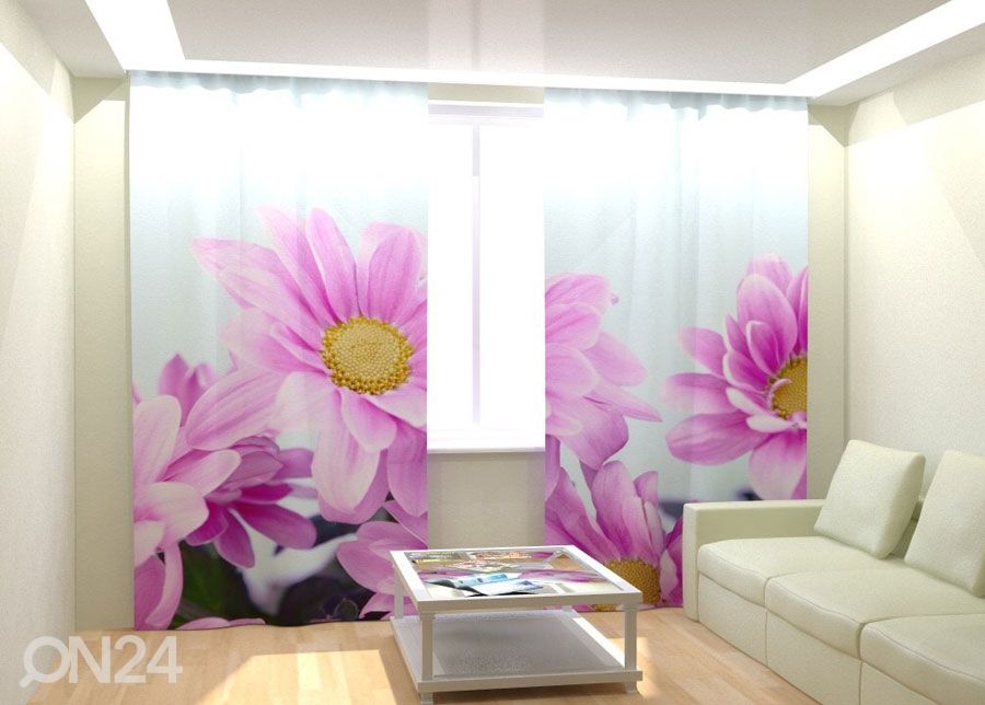 Fotokardinad Purple Flowers 300x260 cm suurendatud