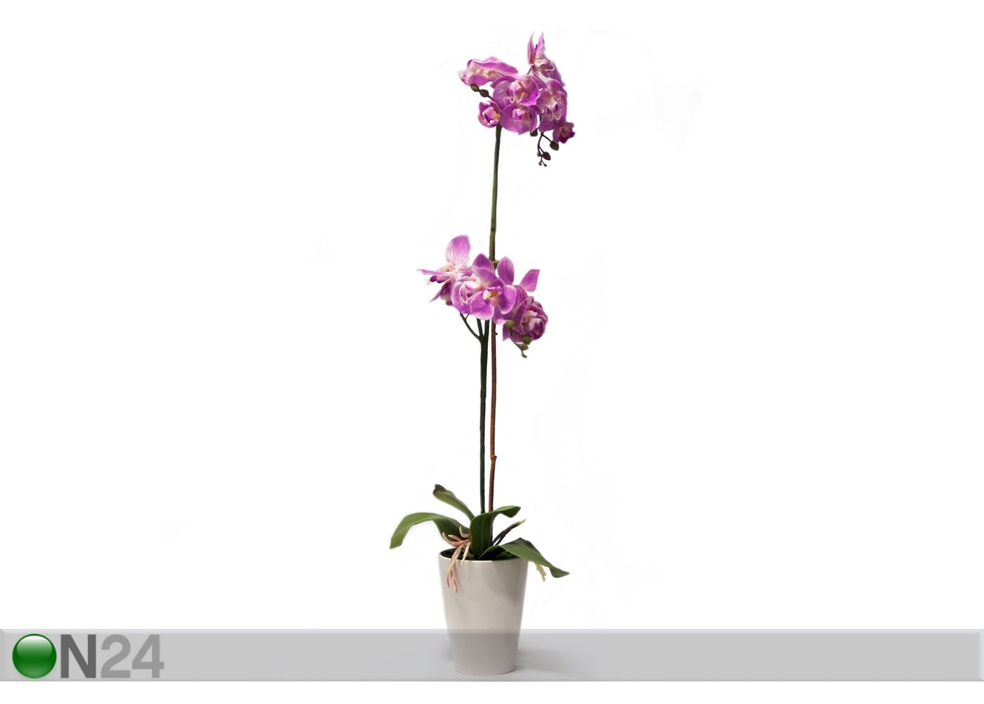 Kunstlill Heleroosa orhidee 72 cm suurendatud