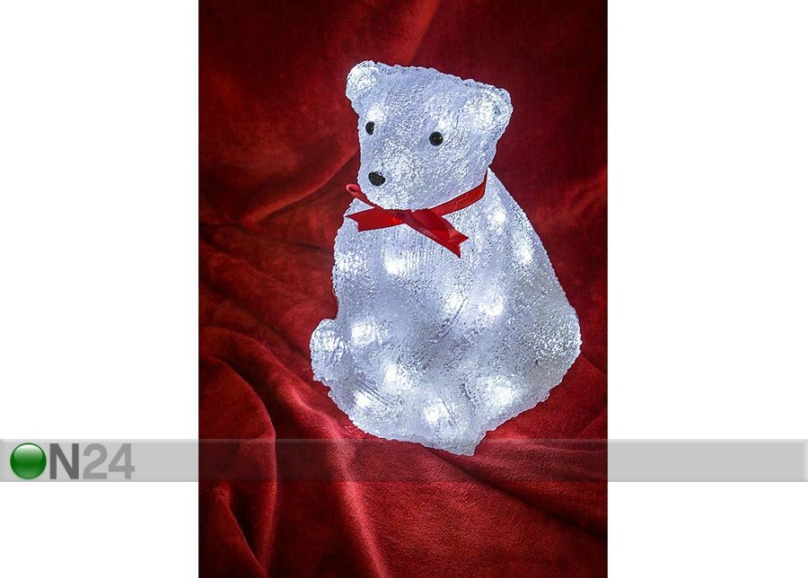 LED tuledega akrüülkuju Karu suurendatud