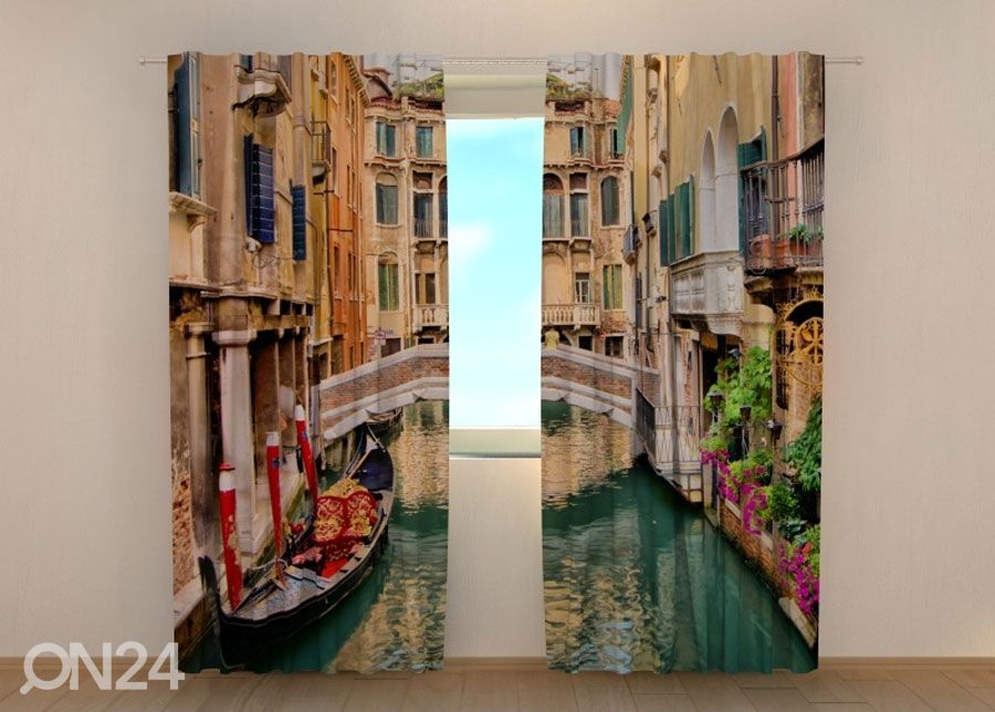 Pimendav kardin Bridge in Venice 240x220 cm suurendatud
