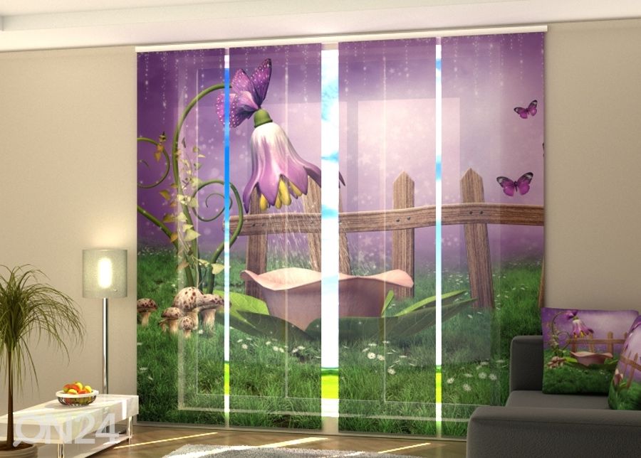 Pimendav paneelkardin Fairy shower 240x240 cm suurendatud
