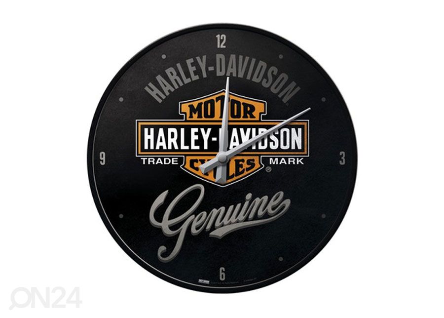 Retro seinakell Harley Davidson Genuine suurendatud