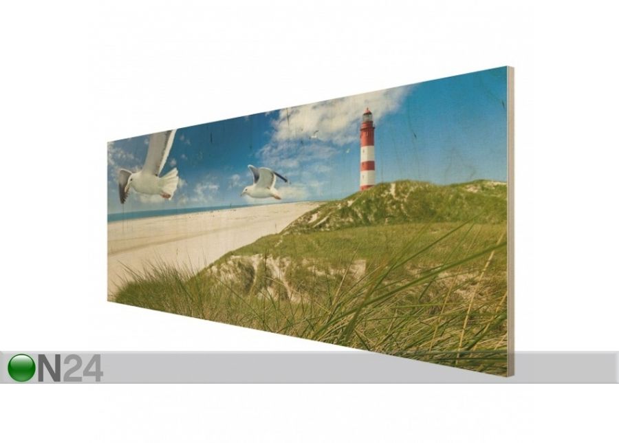 Seinapilt puidul Dune Breeze 40x100 cm suurendatud