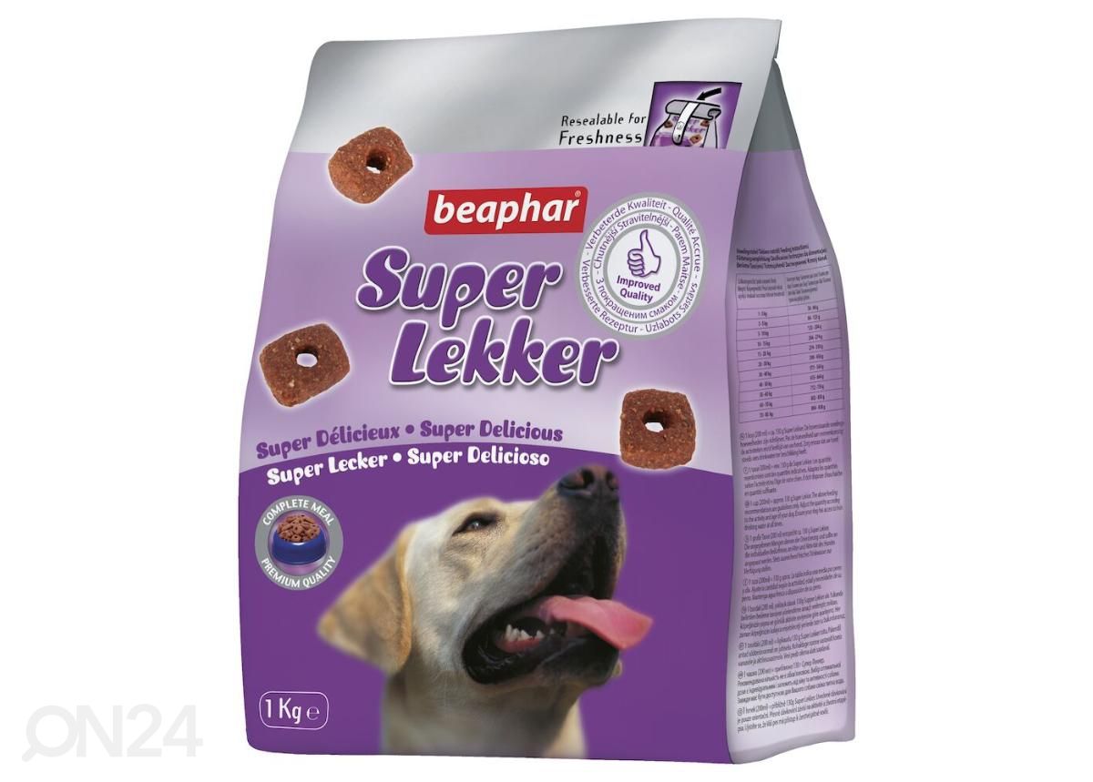 Söödalisand Beaphar Super Lekker Dog 1 kg suurendatud