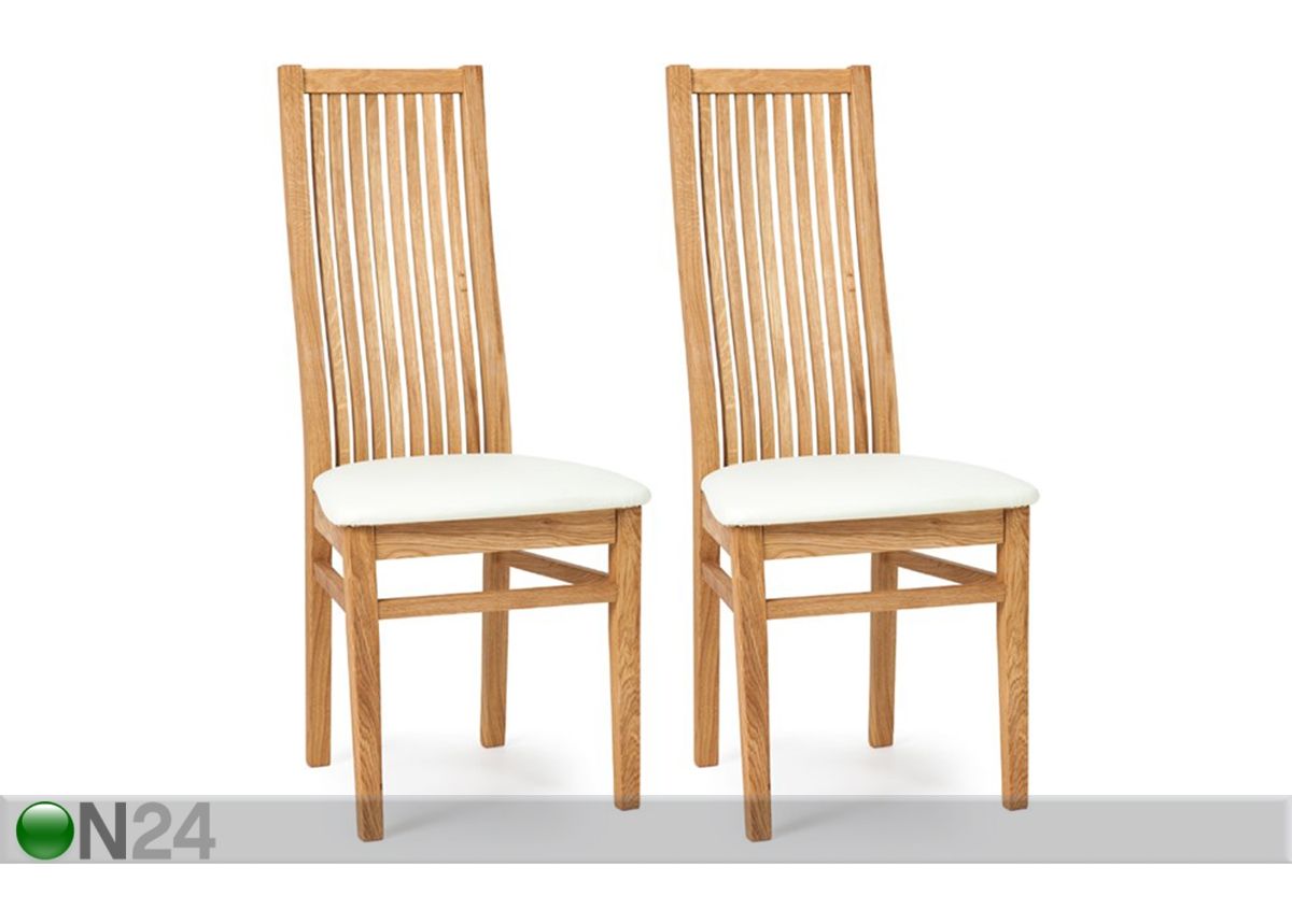 Tammepuidust toolid Sandra, 2 tk suurendatud