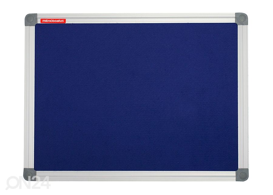Tekstilltahvel memoboards classic (alum. raam, sinine) 120x90 cm suurendatud