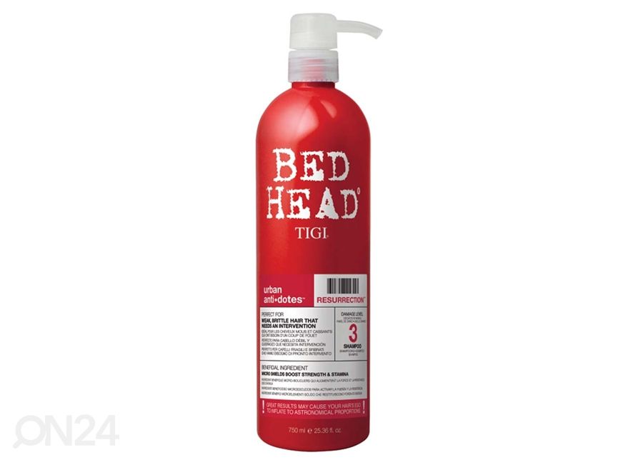 Tugevust ja vastupidavust andev šampoon TIGI Bed Head Antidotes 750ml suurendatud