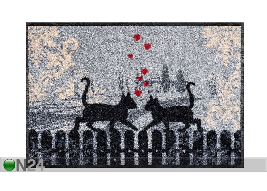 Vaip Cats in Love 50x75 cm suurendatud