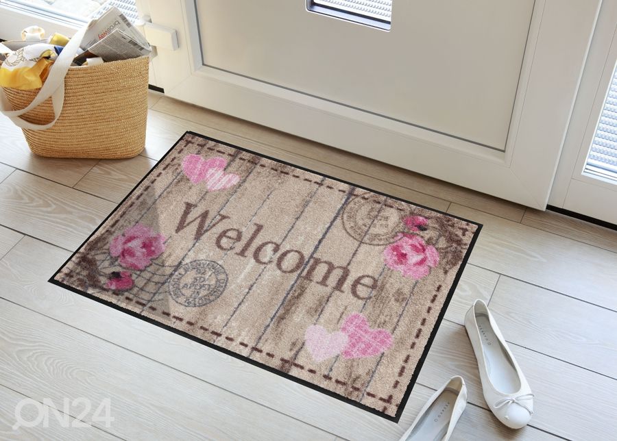 Vaip Welcome Roses 50x75 cm suurendatud