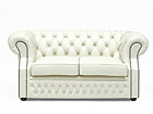Diivan Chesterfield 2, valge nahk TP-22599