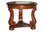 Klassikaline klaasiga diivanilaud 70 cm IL-26338