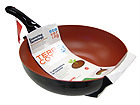 Keraamilise kattega wok-pann Terracota 28 cm ET-26479