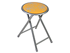 Kokkupandav taburet Dufy, 4 tk EV-30610
