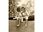 Pilt A Vintage Photograph of Two Little Girls