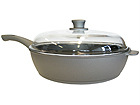 Haudepann kaanega Diamond 28 cm ET-34013