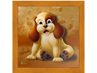 Pilt Children - Dog 16x16 cm OG-37705