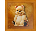 Pilt Children - White Bear 16x16 cm OG-37707