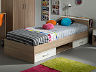 Voodi Giga 90x200 cm koos voodipeatsi riiuliga MA-39666
