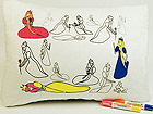 Tekstiilimarkeriga padjap&uuml;&uuml;r printsessidele 50 x 60 cm V&Auml;-41831