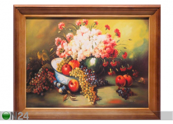 Seinamaal nat&uuml;&uuml;rmort Puuviljad 36x46 cm MO-31702