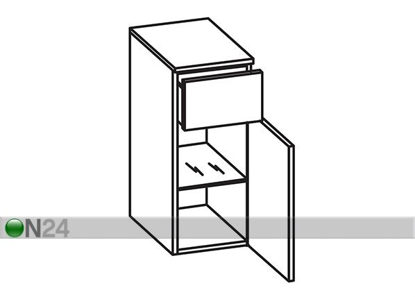 Alumine vannitoakapp 359