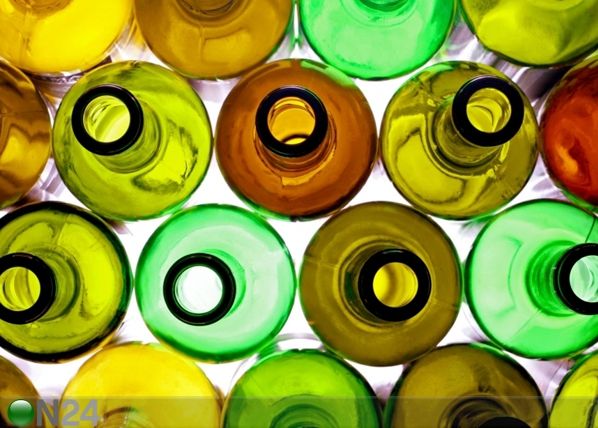 Fliis-fototapeet Bottles 360x270 cm