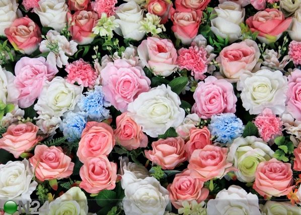 Fliis-fototapeet Colorful flowers 360x270 cm