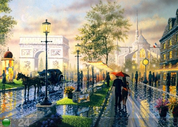 Fliis-fototapeet Magical Paris 360x270 cm