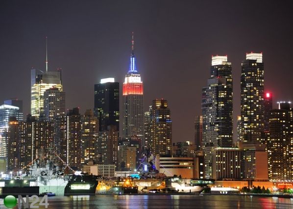 Fliis-fototapeet Night city 360x270 cm