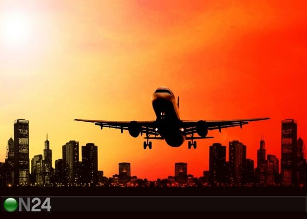 Fliis-fototapeet Night flight 360x270 cm