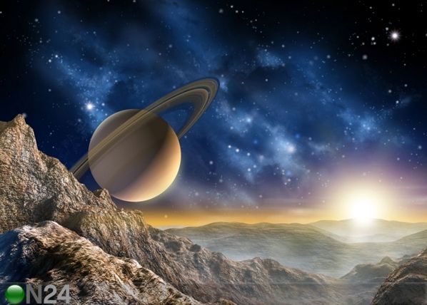 Fliis-fototapeet Saturn 360x270 cm