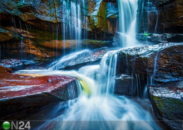 Fliis-fototapeet Water and stones 360x270 cm