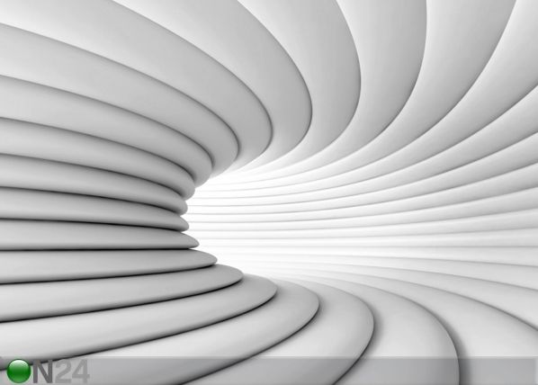 Fliis-fototapeet White tunnel 360x270 cm
