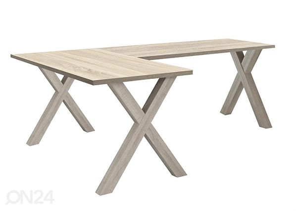 Kinnitatav kirjutuslaud Mister Office X 160 cm