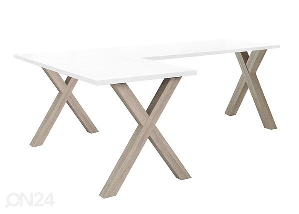 Kinnitatav kirjutuslaud Mister Office X 160 cm
