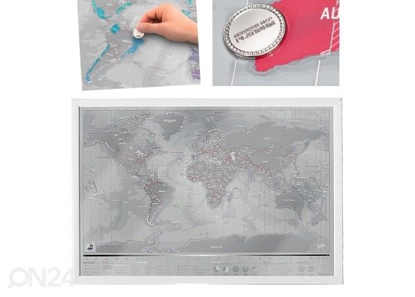 Kraabitav maailmakaart, plaatinum
