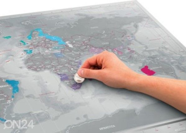 Kraabitav maailmakaart, plaatinum