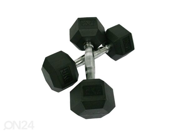 Kummist otstega hantel 20 kg Marcy