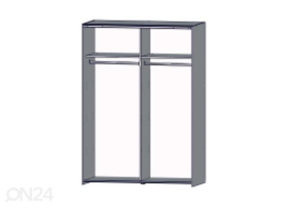 Lükandustega riidekapp Arco 120 cm