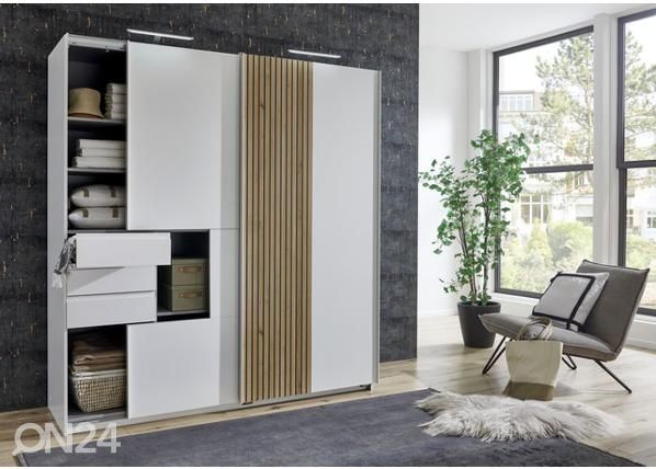Lükandustega riidekapp Coburg 180 cm