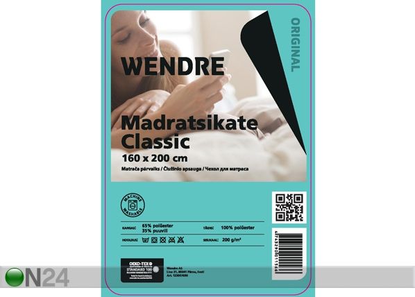 Madratsikaitse Classic 160x200 cm