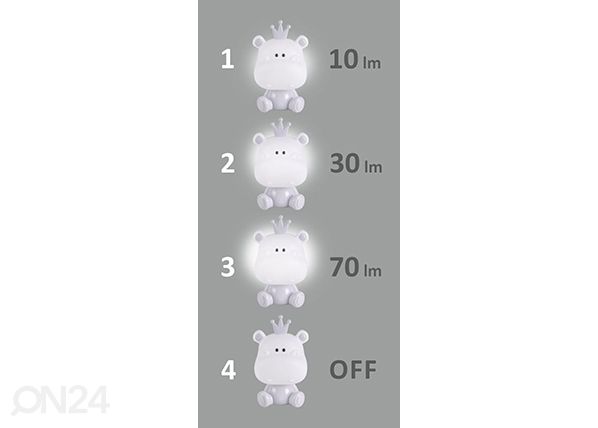 Öölamp Hipopotam