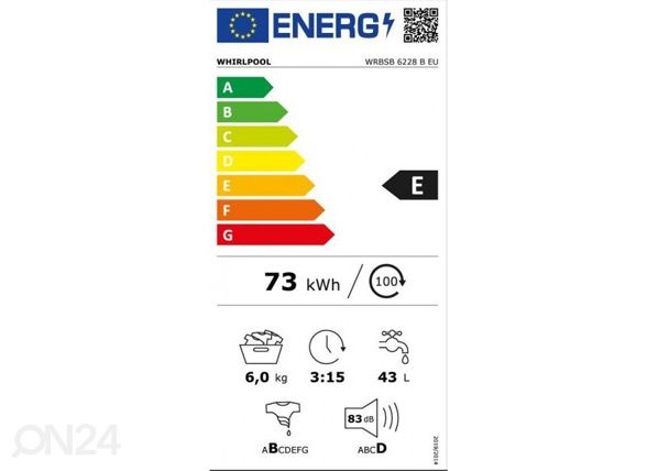 Pesumasin Whirlpool WRBSB6228BEU