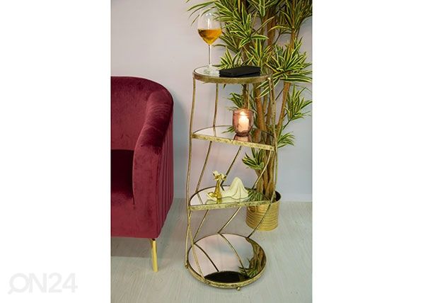 Riiul / abilaud Glam, kuld