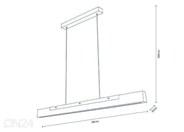 Rippvalgusti Madera LED