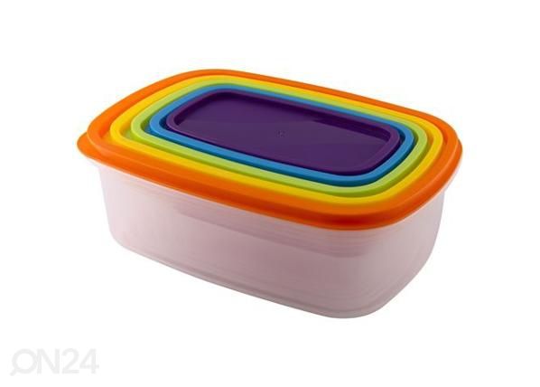 Säilituskarpide komplekt Lamart Rainbow, 6 tk