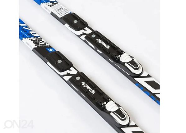Suusad lastele ja noortele kalasaba mustriga STC + NNN sidemed 150-170 cm
