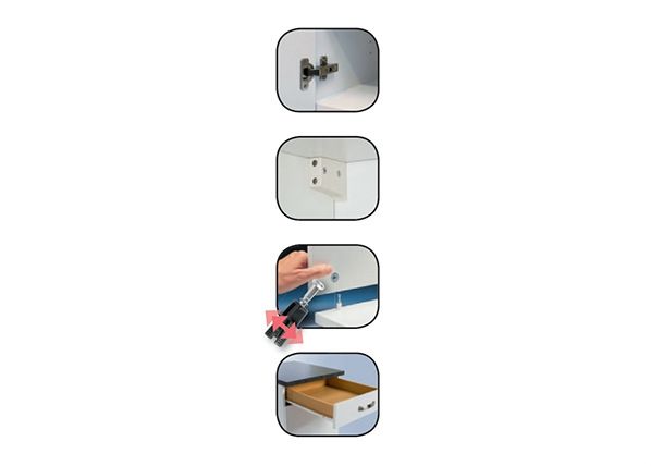 Ülemine köögikapp Faro 60 cm
