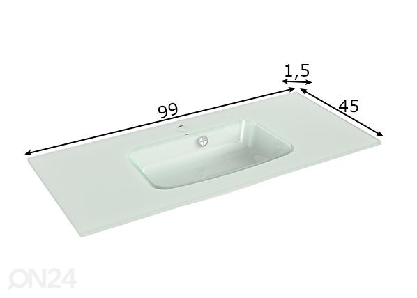 Valamukapp + klaasvalamu 945 h53x99x45 cm